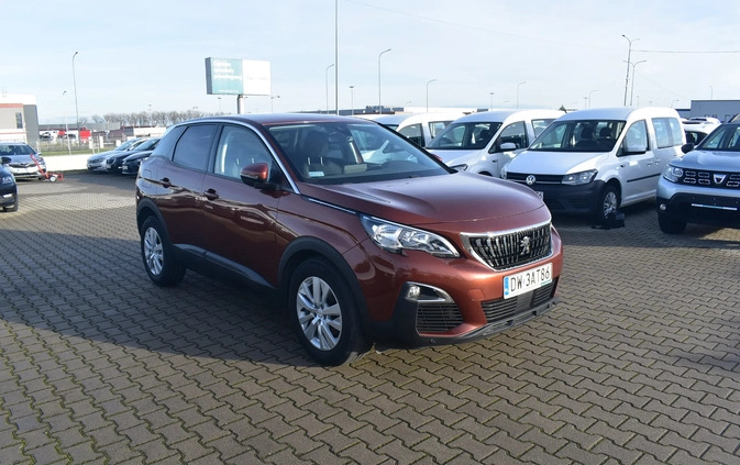 Peugeot 3008 cena 72900 przebieg: 103760, rok produkcji 2018 z Siemiatycze małe 232